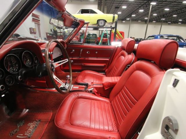 1967 chevrolet corvette l68 convertible 42231 miles ermine white convertible 427