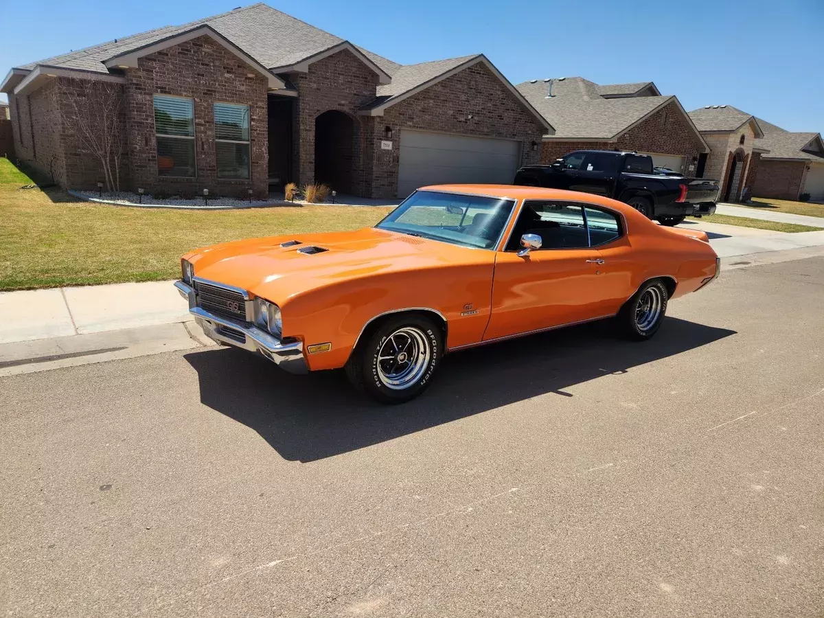1971 buick gs 455 coupe orange stage 1