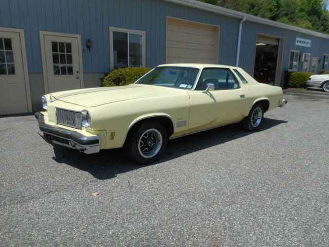 1975 oldsmobile cutlass coupe, 75k miles, runs but needs work, no reserve!!