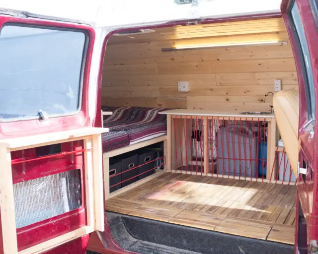 custom adventure van! van life - camper van - travel van - 1985 dodge ram b250