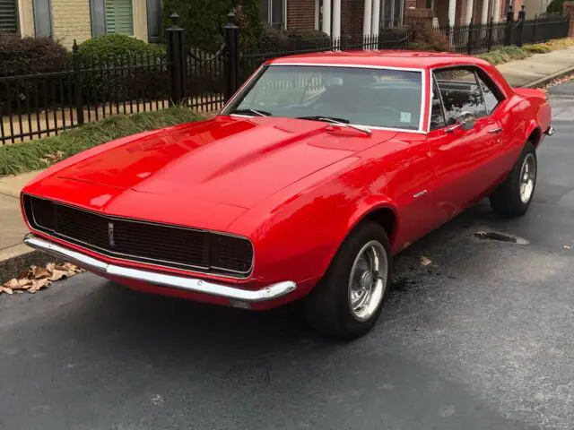 1967 camaro rs -original- true rs - factory red over black - restored - 3 owner