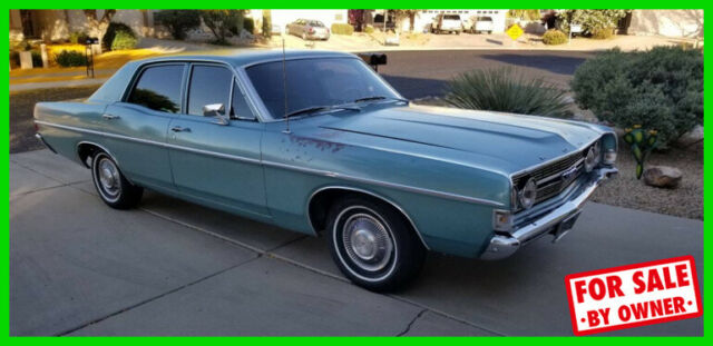 1968 ford fairlane 500 survivor gas 8-cylinder rwd 3-speed automatic az c84387