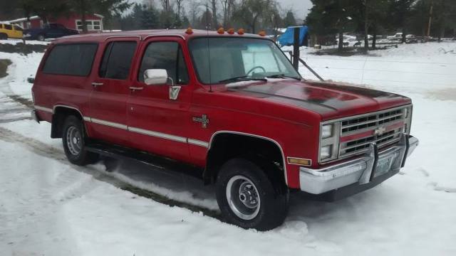1988 chevy suburban 1500 99k miles 5.7liter 8cyl silverado 4x4 87 86 85 84 83 82