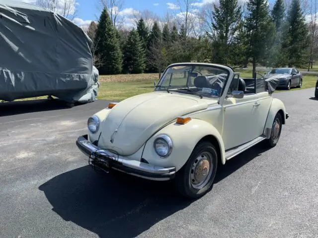 1977 volkswagen beetle (pre-1980) convertible white rwd manual karmann
