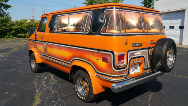 1976 gmc woodsman custom factory van original owner survior with 41479 miles