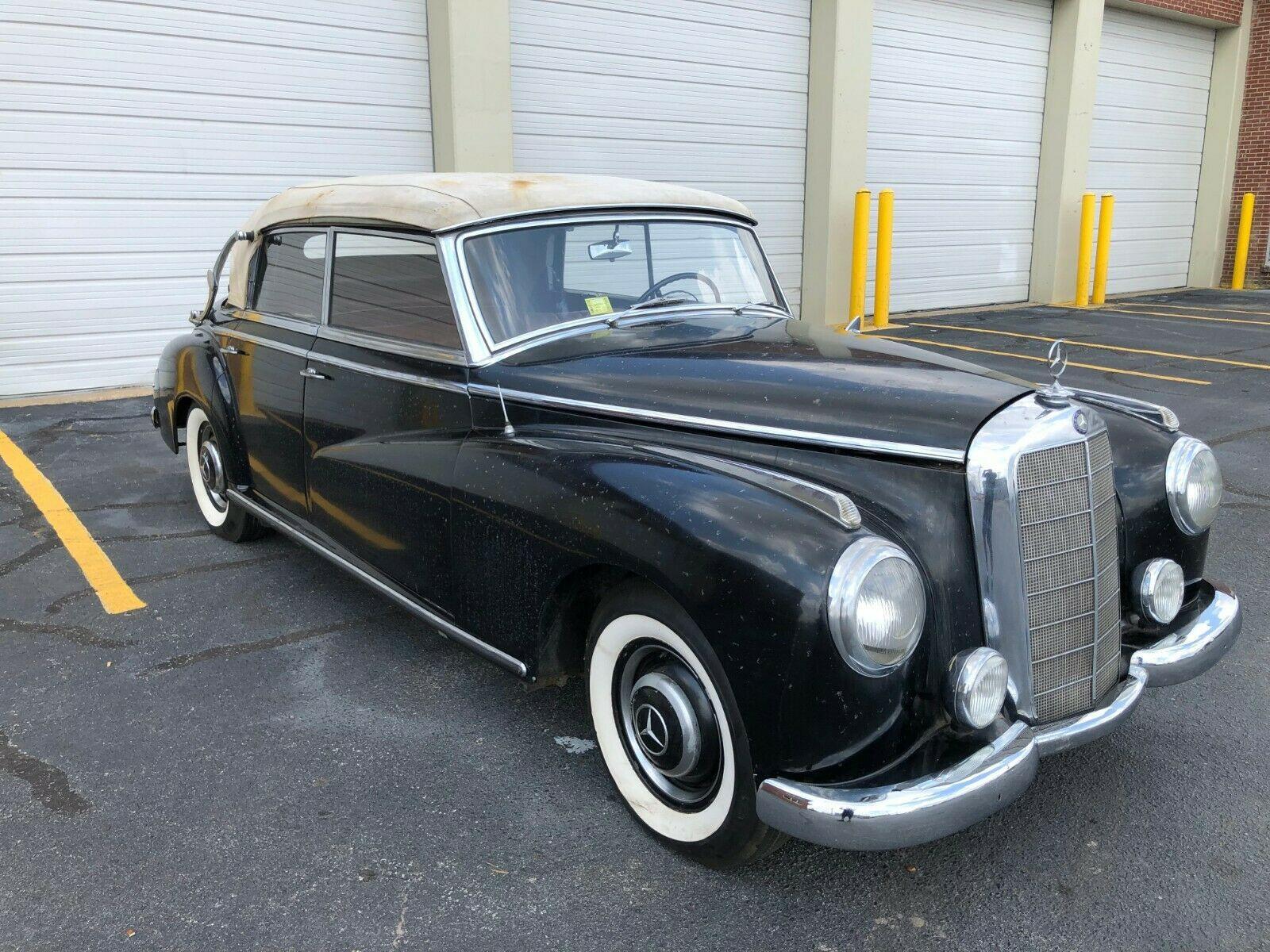 1953 mercedes-benz 300-series 300d 4 door convertible leather
