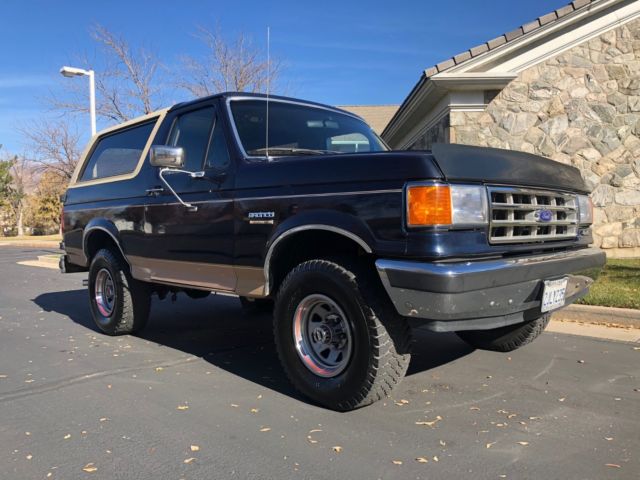 1988 ford bronco eddie bauer 4wd california car 88 no reserve 4x4 nr