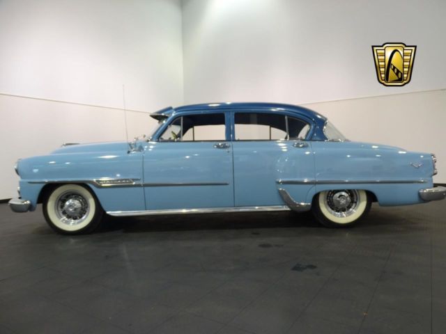 1954 desoto firedome 0 blue sedan 276 v-8 2 speed automatic