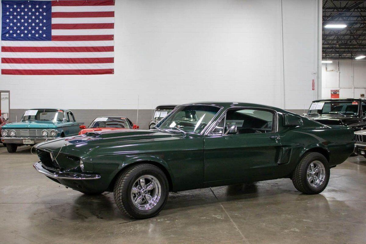 1967 ford mustang fastback 681 miles dark moss green 351 v8 automatic