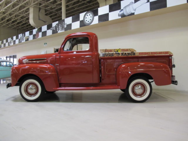 1949 red pickup!