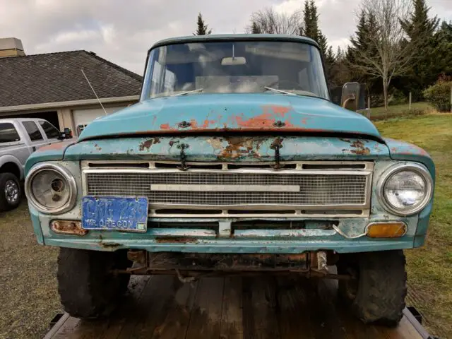1967 ihc international travelette 1100 crew cab 4x4 short bed