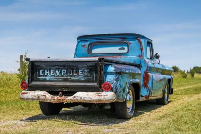 1961 chevy apache patina truck