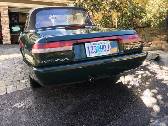 1993 alfa romeo spider veloce- 5spd - a/c - $12,000 inv in 2006 - xlnt stereo