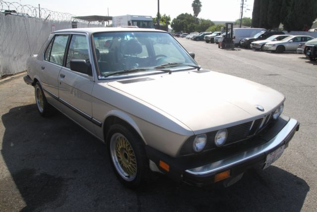 1987 bmw 528e manual 6 cylinder no reserve