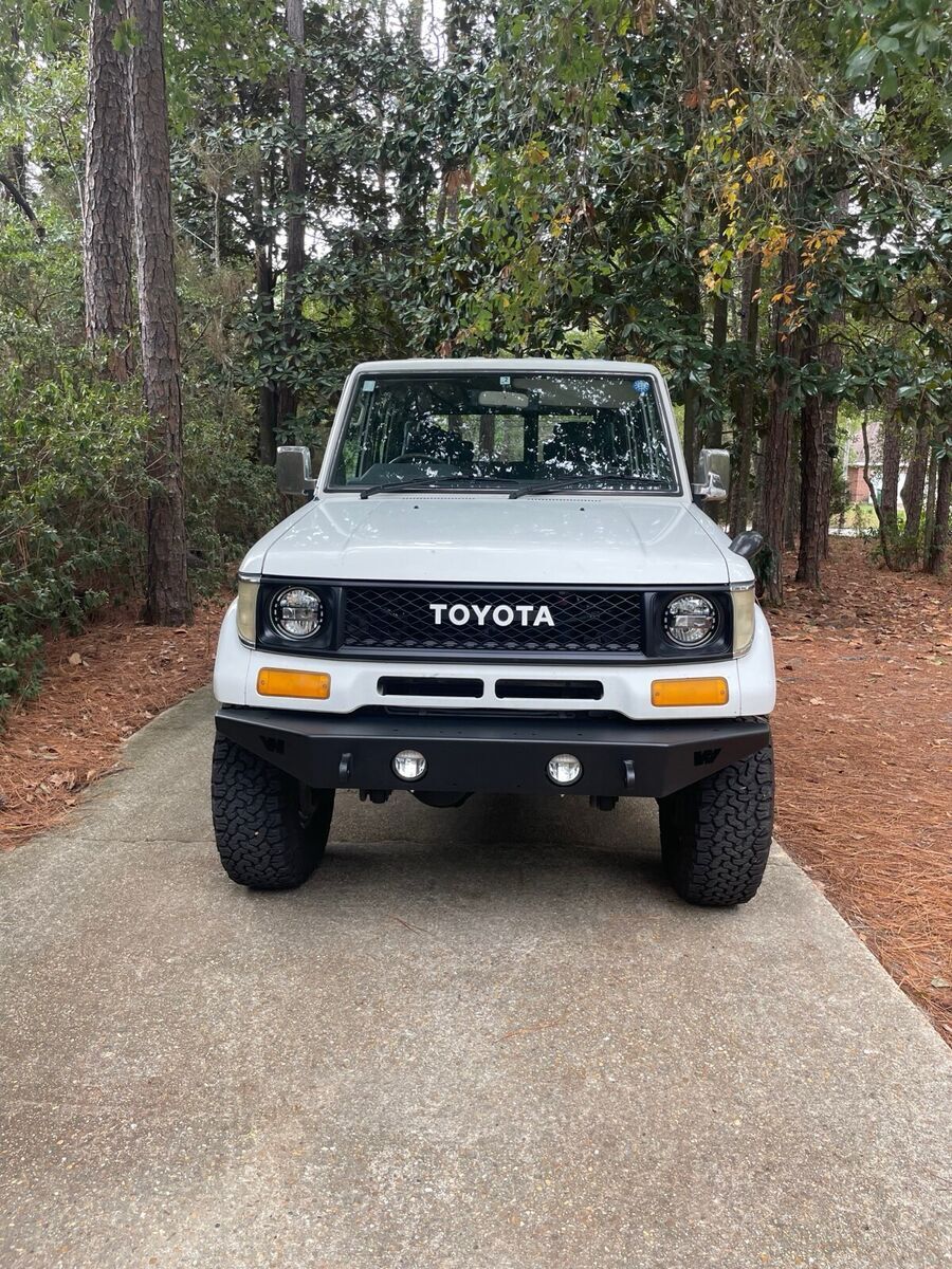 1993 toyota land cruiser prado white 4wd manual