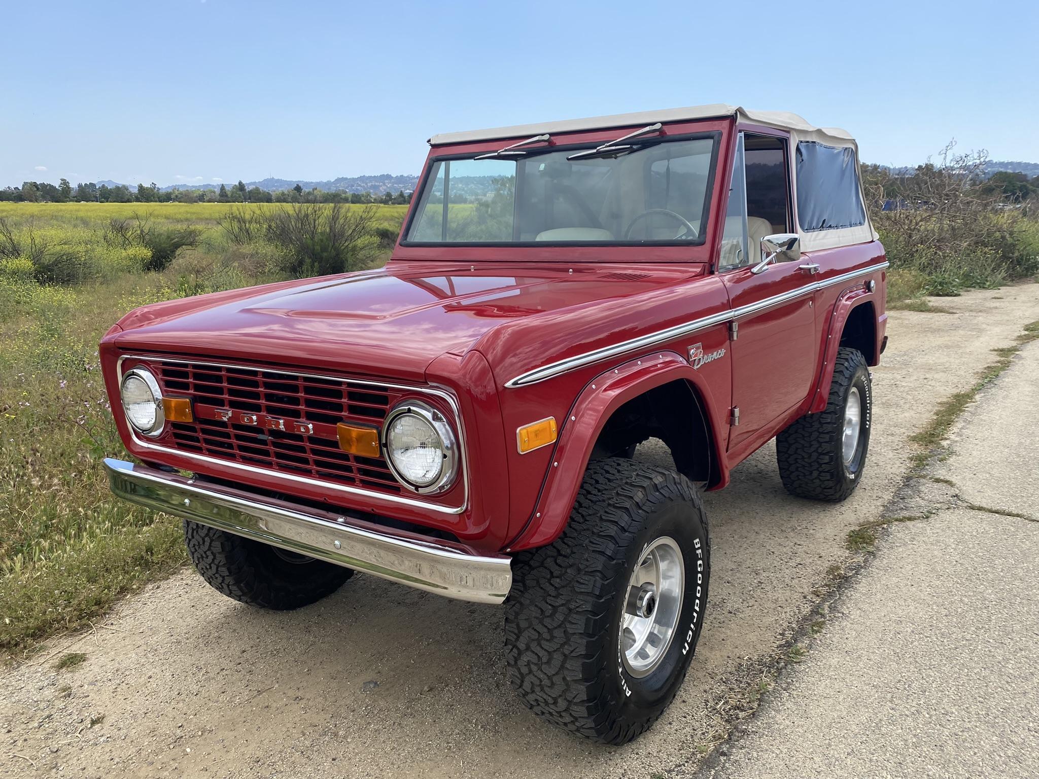 1972 ford bronco 3-speed