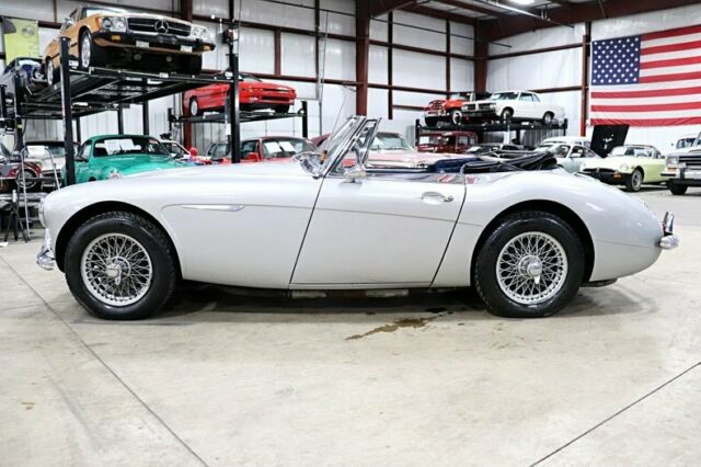 1965 austin-healey 3000 mk iii 79635 miles silver convertible 3.0l inline 6 4 sp