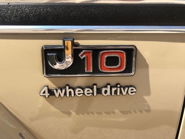pristine, garage-kept 1985 jeep j10 pioneer 4wd pickup truck
