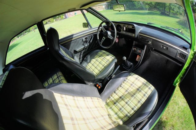 1976 volkswagen vw scirocco type 53 viper green 23,000 original miles
