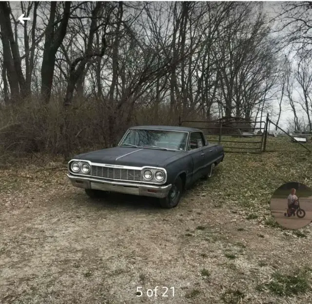 solid engine and transmission in this 1964 impala. you can drive it home!!!