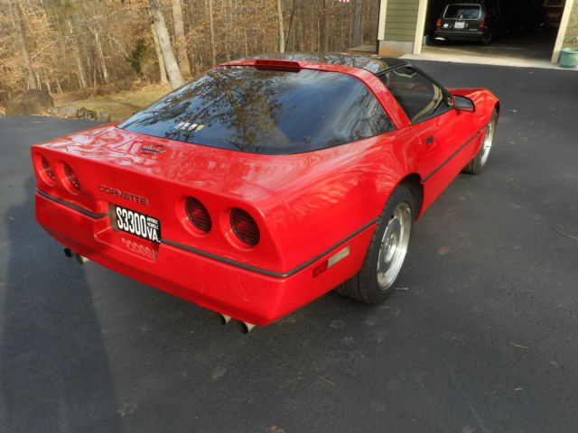 beautiful 1989 chevrolet corvette c4, new targa top, extensive service records