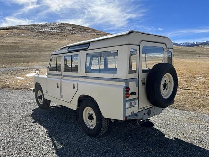 1965 land rover defender 109 in roscoe, montana