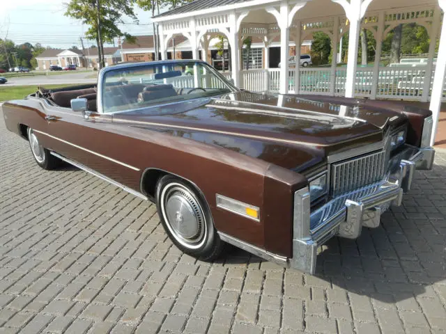 1975 cadillac eldorado convertible - 43k actual miles - super clean survivor!