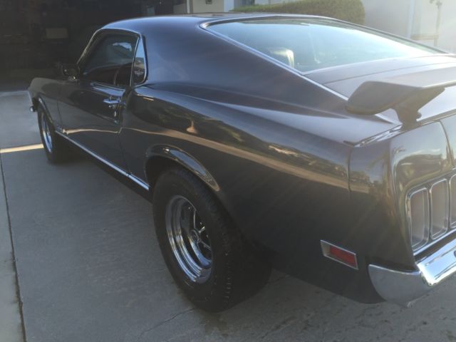 1970 ford mustang mach i 428 scj, 4 speed, disc brakes & power steering