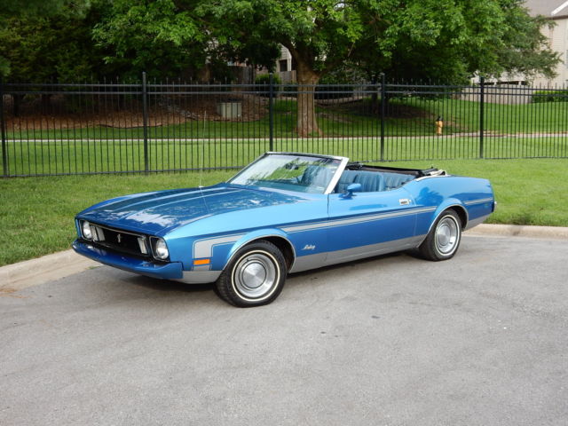 beautiful unrestored 1973 ford mustang convertible 302 2 barrel carb, low miles