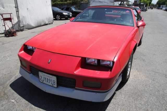 1988 chevrolet convertible iroq z automatic 8 cylinder no reserve
