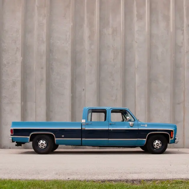 1977 chevrolet c20 silverado â¾-ton crew cab 3+3 camper special truck