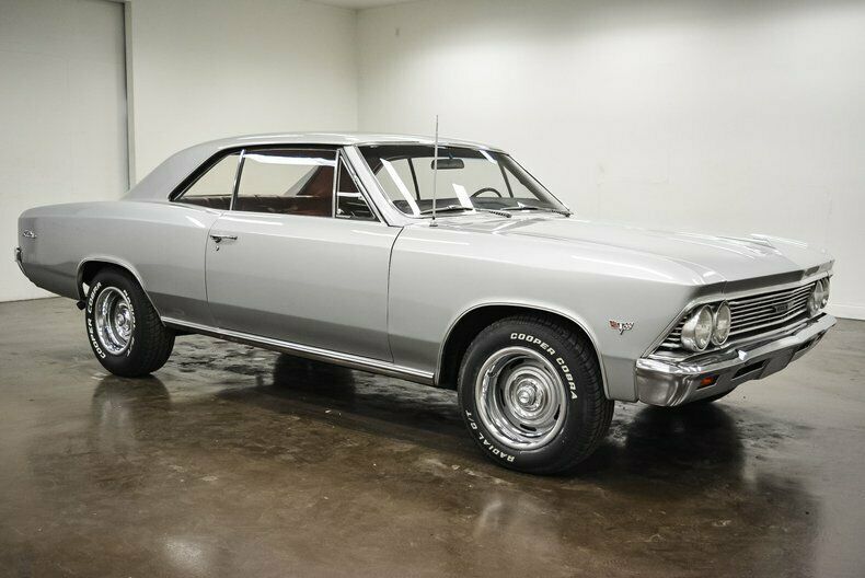 1966 chevrolet malibu 32009 miles silver coupe 400ci small block v8 turbo 350
