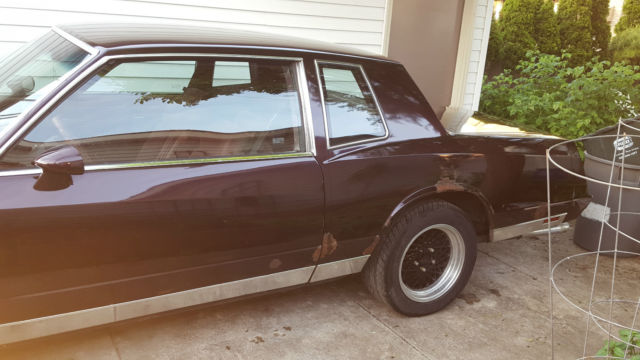1983 chevy monte carlo 53600 miles. tpi engine, shaved door handles and trunk