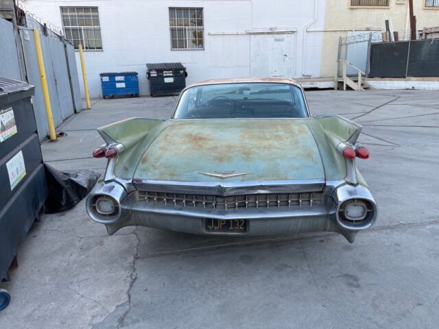 1959 cadillac delux coupe deville coupe green rwd automatic
