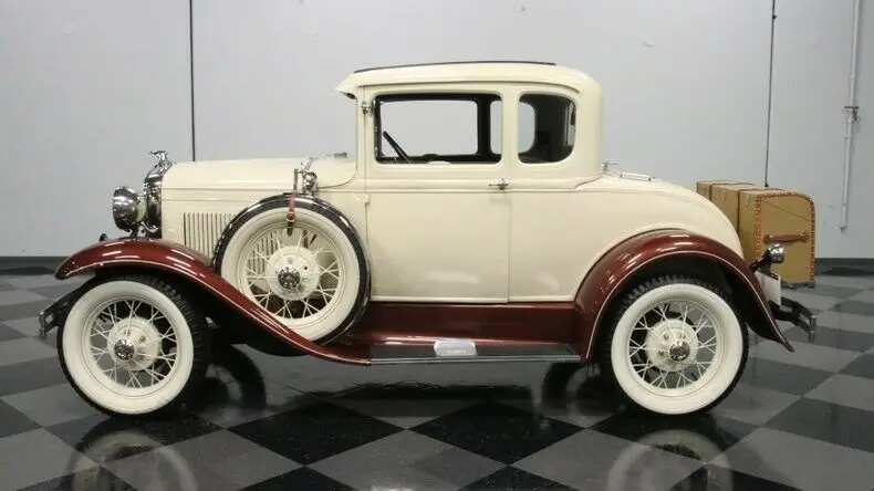 classic vintage chrome fomoco model a rumble seat coupe 201 4 cylinder manual ta