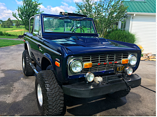 iconic 1971 ford bronco sport half cab