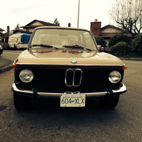 1974 bmw 2002tii with european bumpers