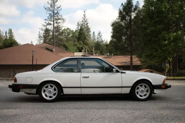 clean 1985 bmw 635csi (5 speed manual)