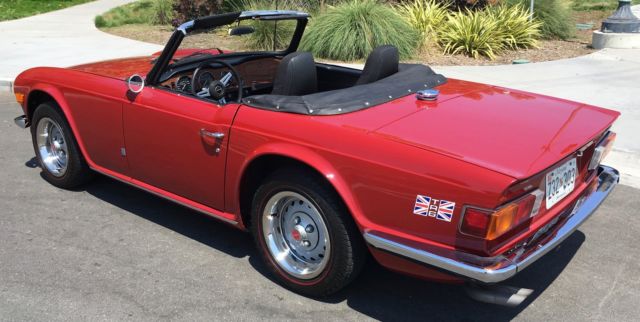 1973 triumph tr6 restored with documentation