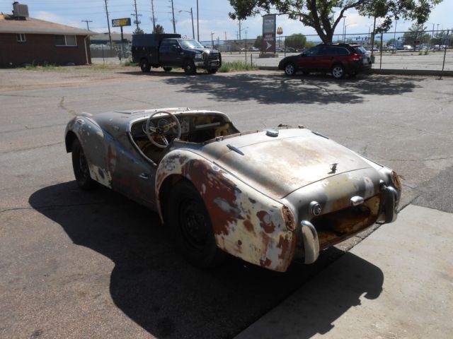 1959 triumph tr3 convertible roadster project / title british sports car 60 61