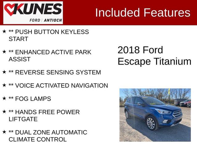 2018 ford escape titanium