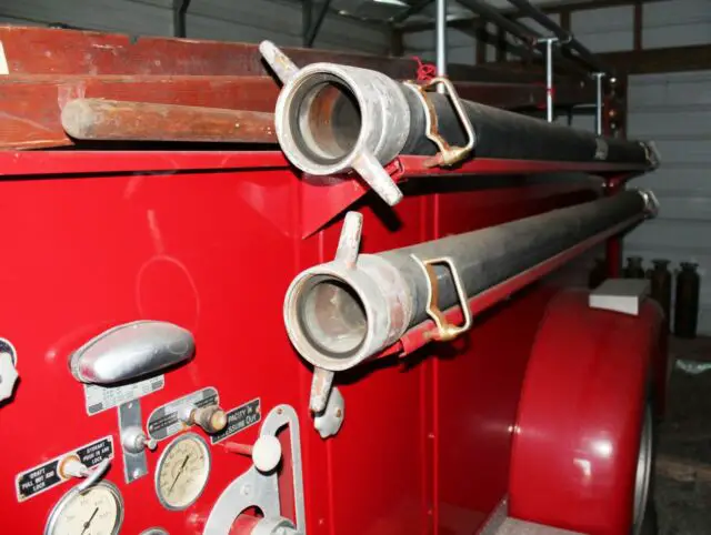 1950 ford f7 american lafrance / foamite fire engine