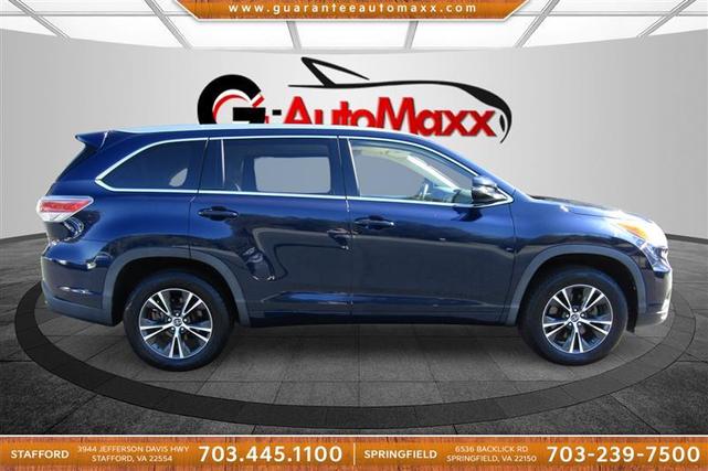 2016 toyota highlander xle