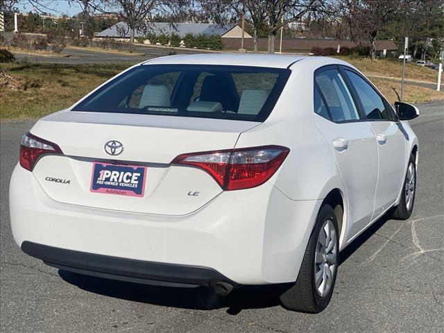 2016 toyota corolla le