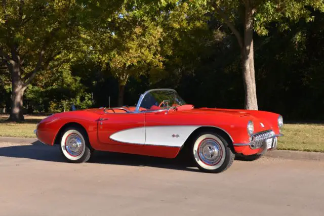 1957 corvette with dual quads