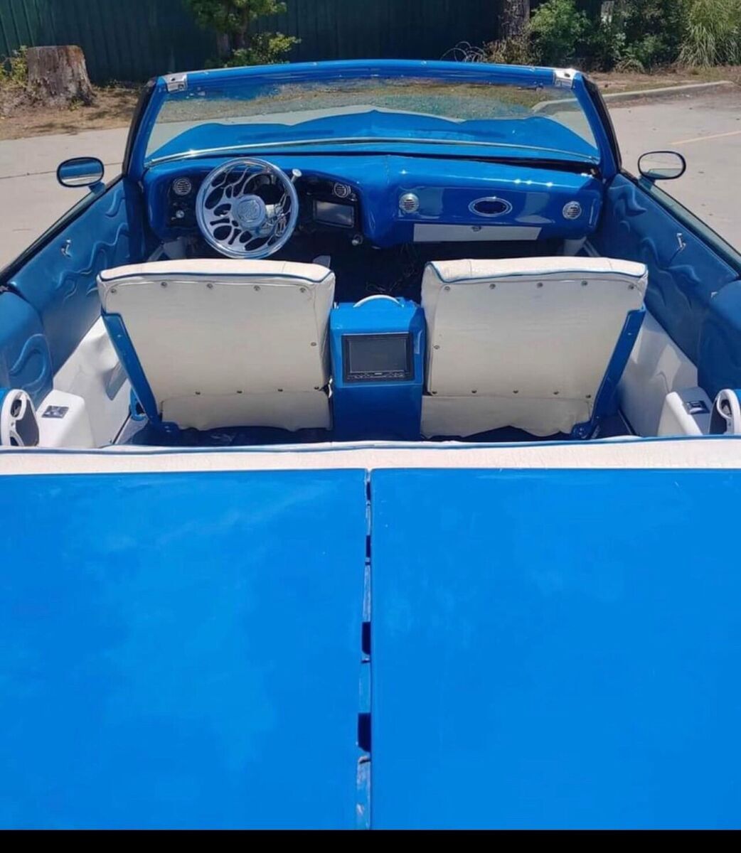 1974 pontiac grand ville blue