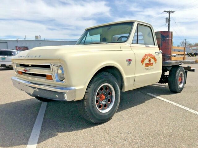 1967 chevy c20 2wd flat bed. 350v8 3spd manual