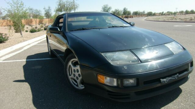 1993 nissan 300zx convertible. black exterior/black interior. barn find. $3000
