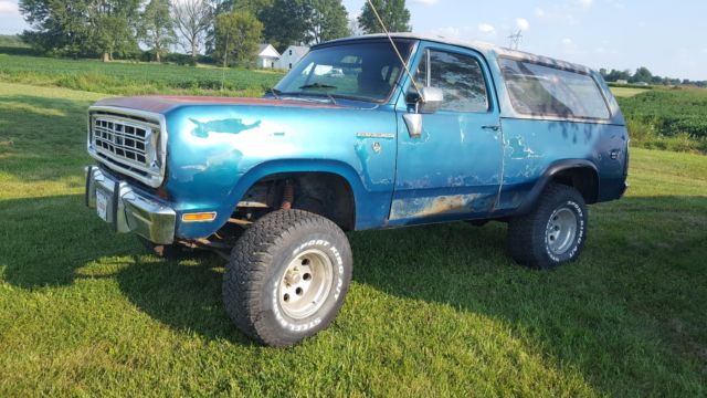 1975 dodge ramcharger se fresh from arizona