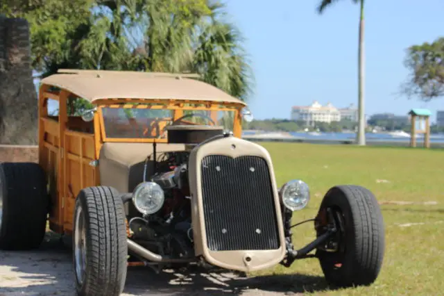 custom woody hot rod